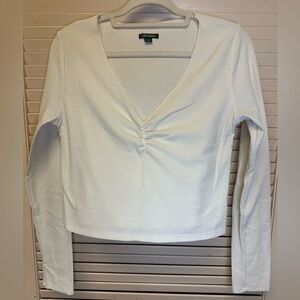 🌟Long sleeve Waffle Knit Shirt